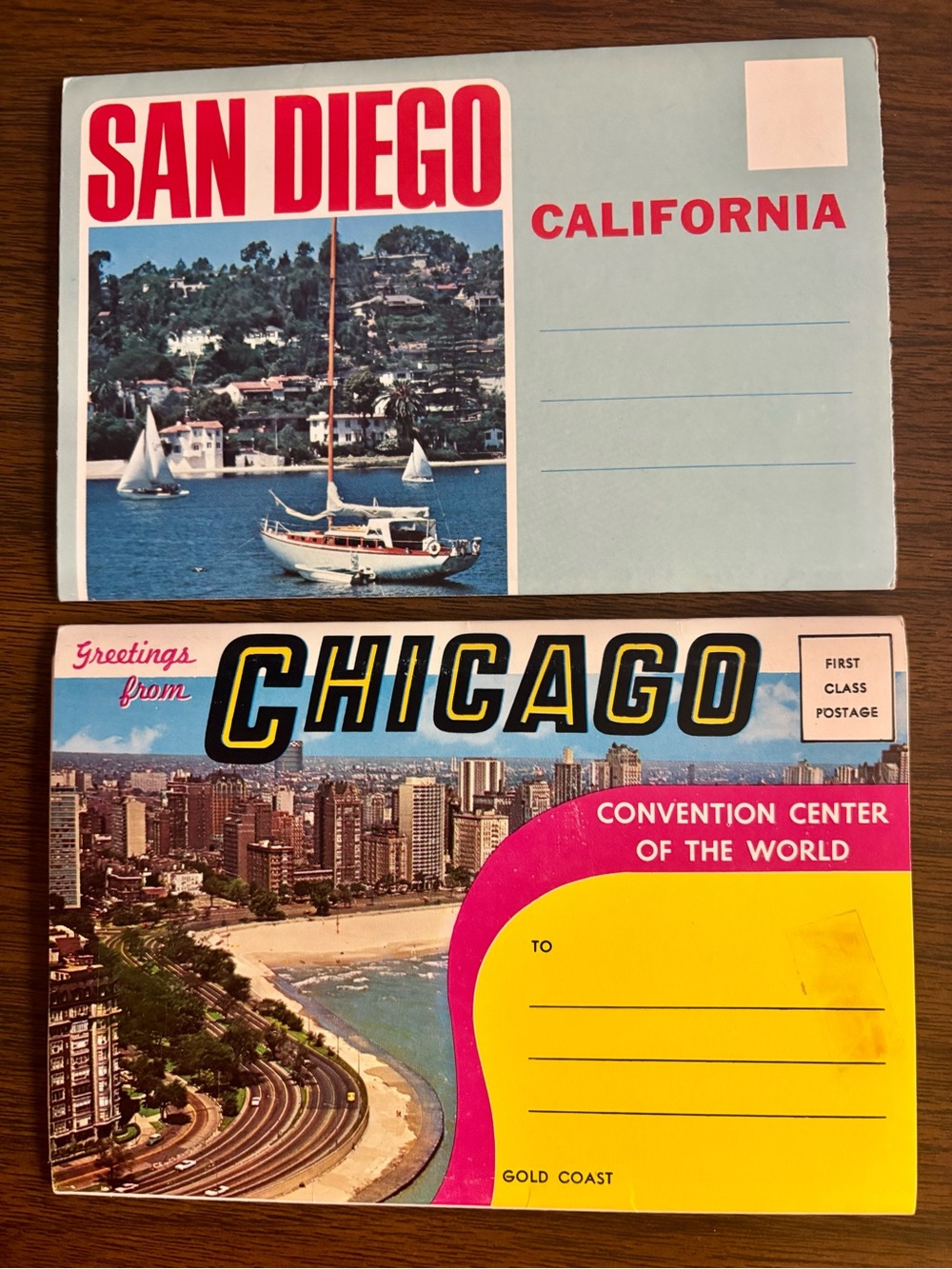 Vintage Souvenir Folder Postcards